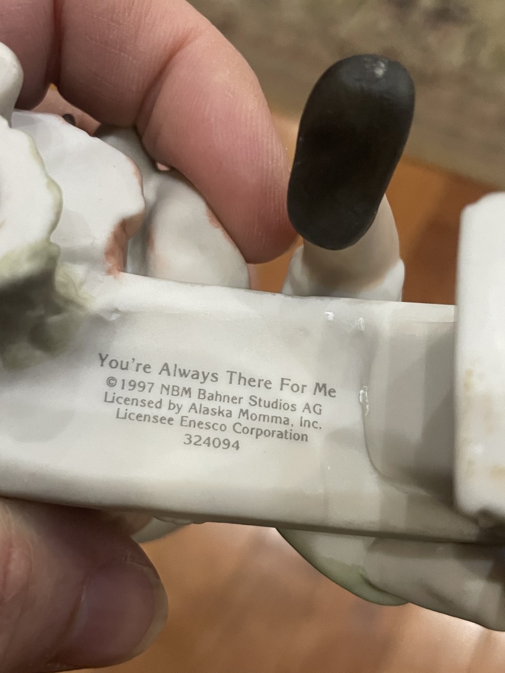 1997 Ceramic Porcelain Seesaw Children 