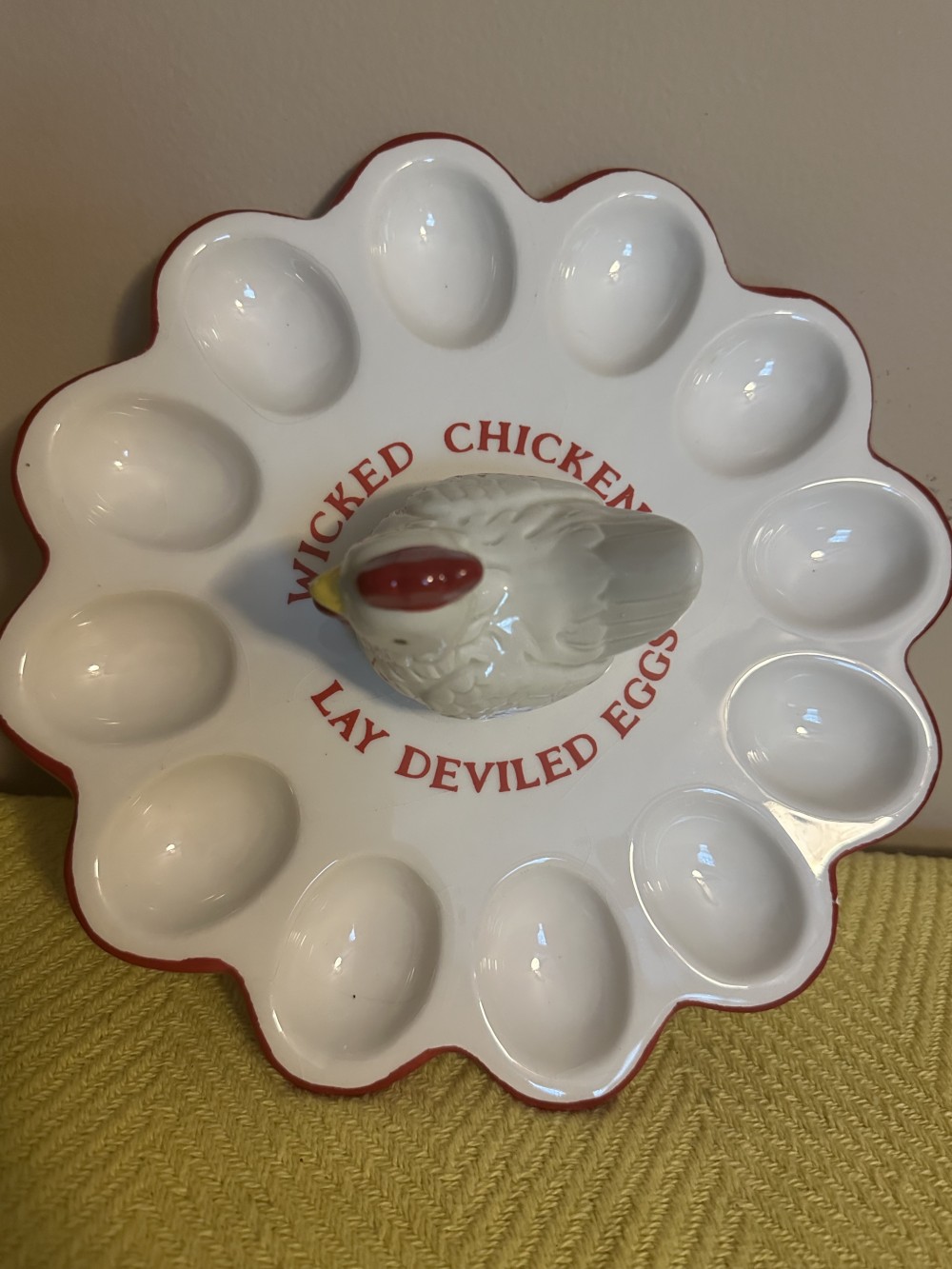 Paula Dean Deviled Egg Ceramic Serving Tray