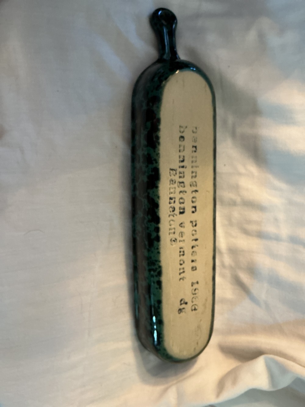 Bennington Potters 1966 French Bread Baker