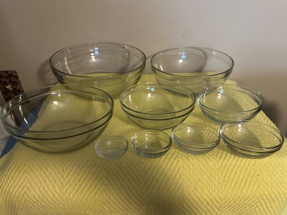 Anchor Hocking 9-Piece Glass Mixing Bowl Set