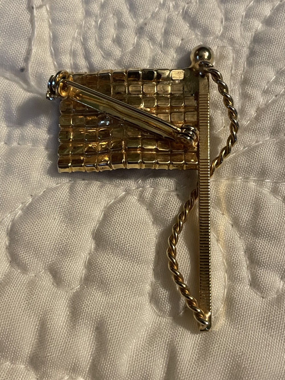 American Flag Brooch