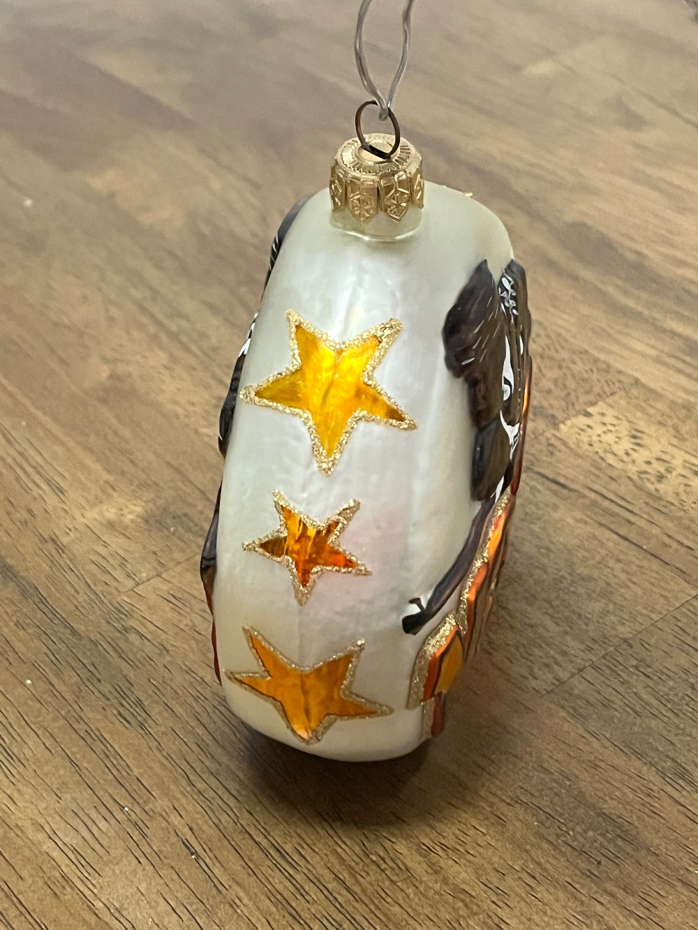 TT - Tennessee Vols Blowed Glass Ornament