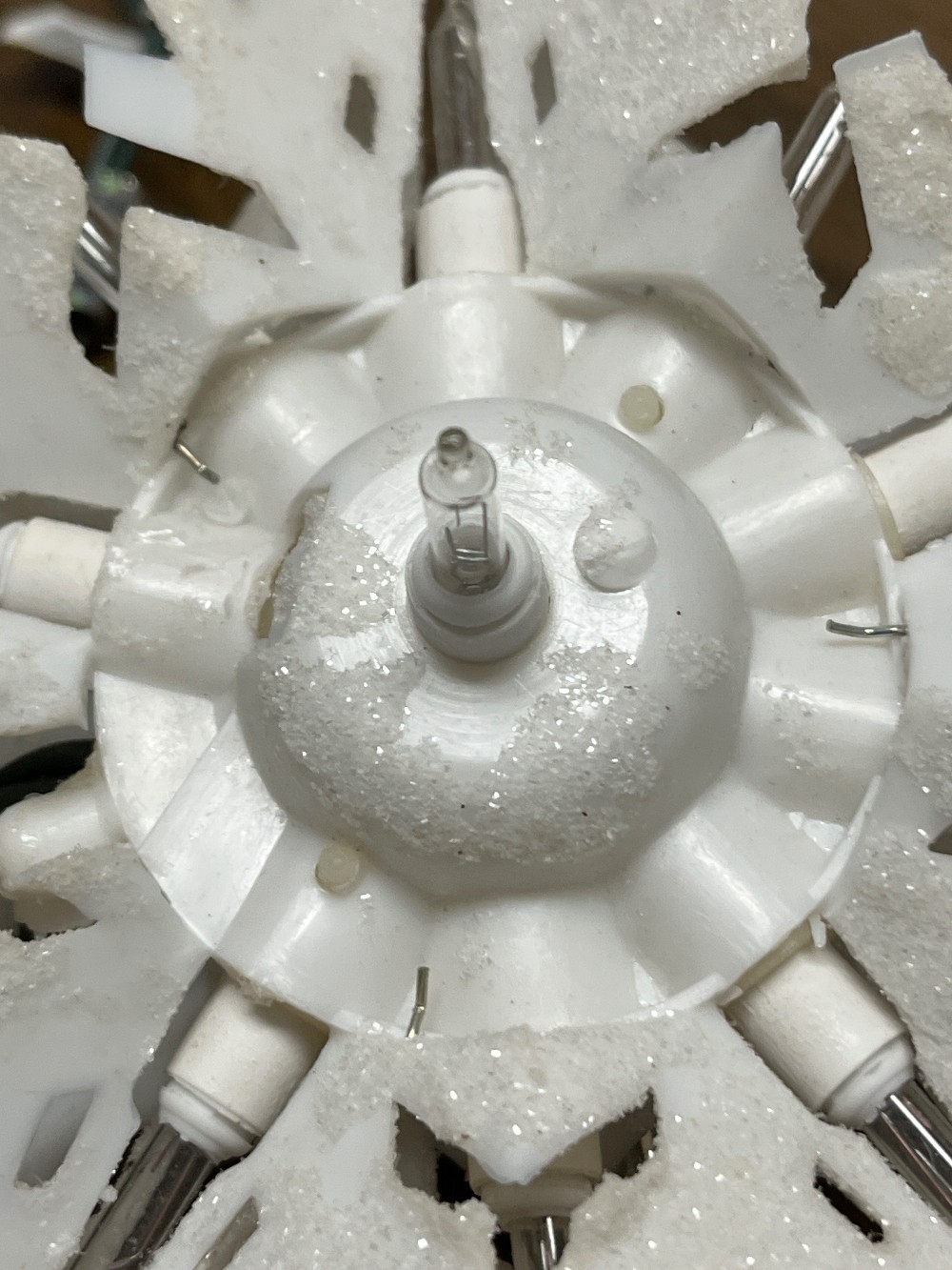 TT - Frosted Star Christmas Tree Topper