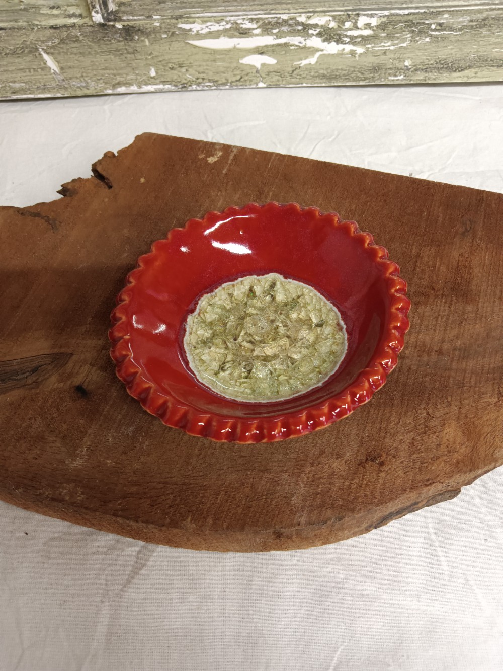 Trinket Dish with Clear Glass
