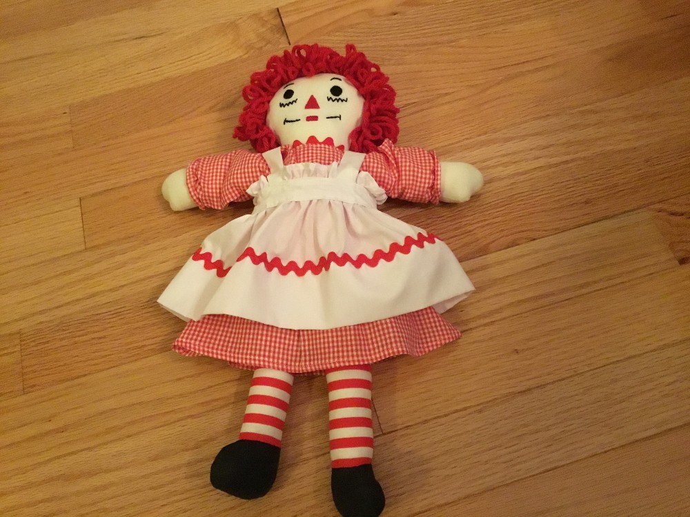Traditional Raggedy Ann, 15”