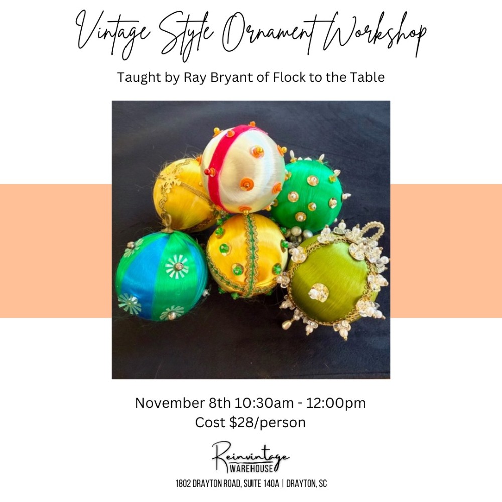 Vintage Style Ornament Workshop