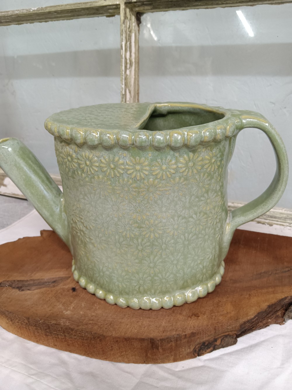 Green Tea Watering Pitcher / Vase