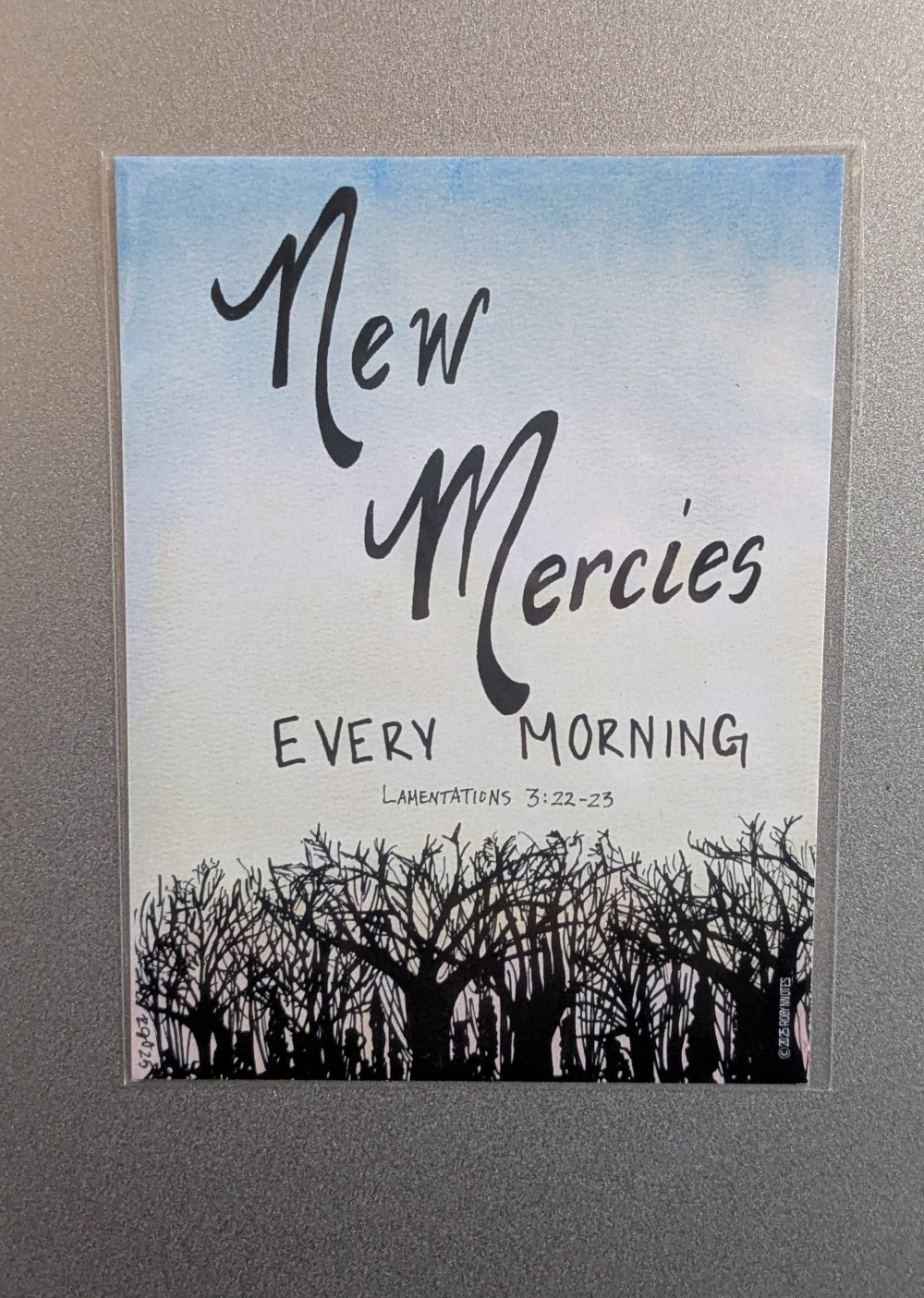 New Mercies Every Morning Magnet 3x4