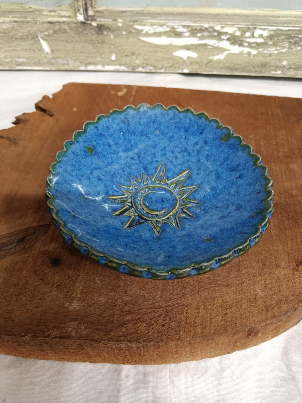 Deep Blue Trinket Dish
