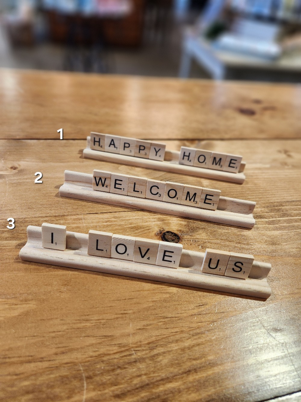 Scrabble Word Plates