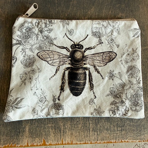 Myra Pouch - Bee floral