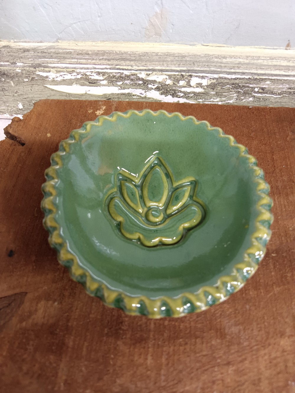 Green Lotus Trinket Dish