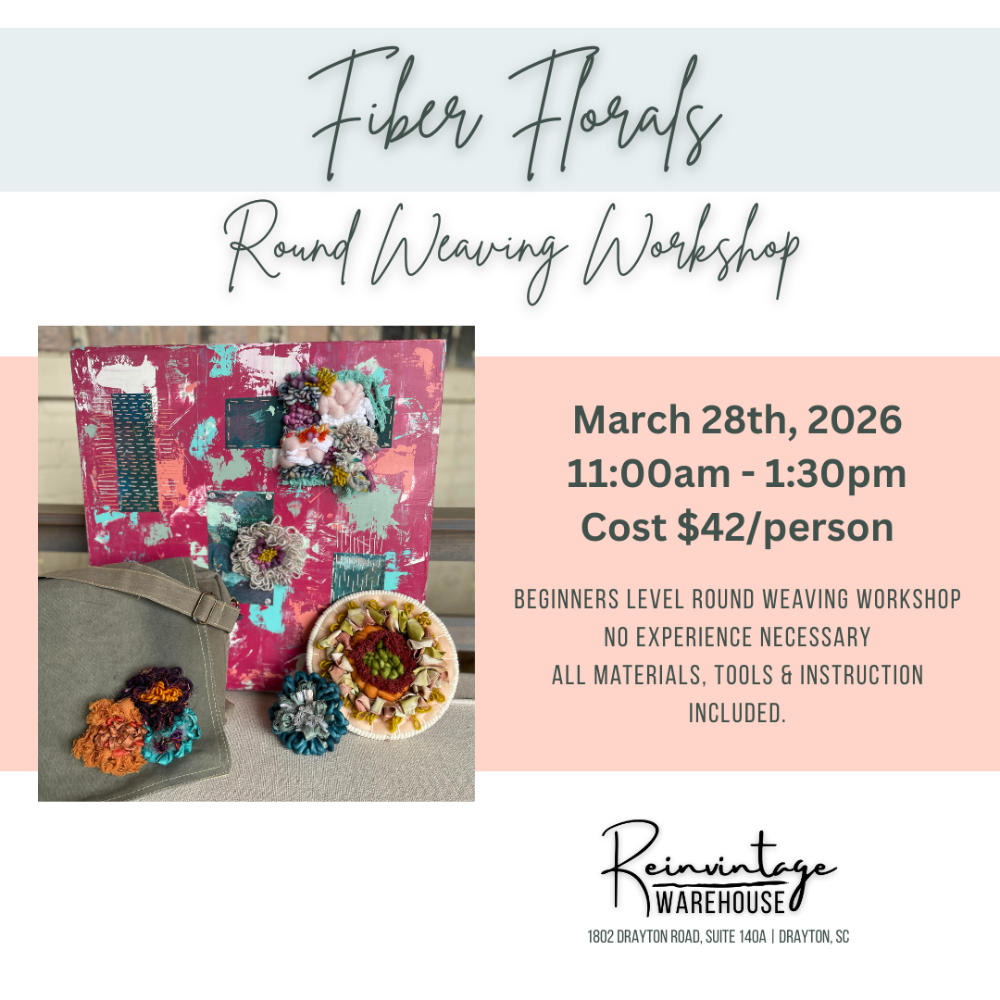 Fiber Florals - A Round Weaving Workshop