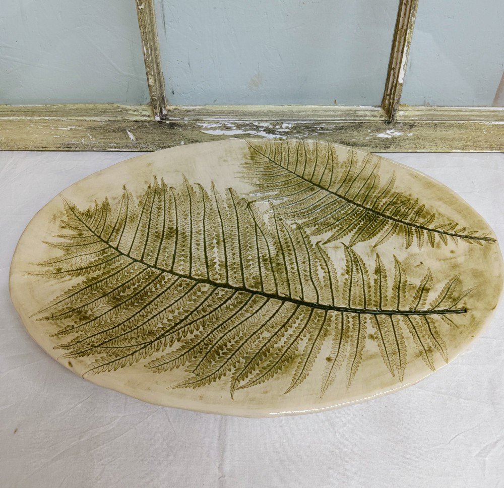 Large Fern Leaf Platter