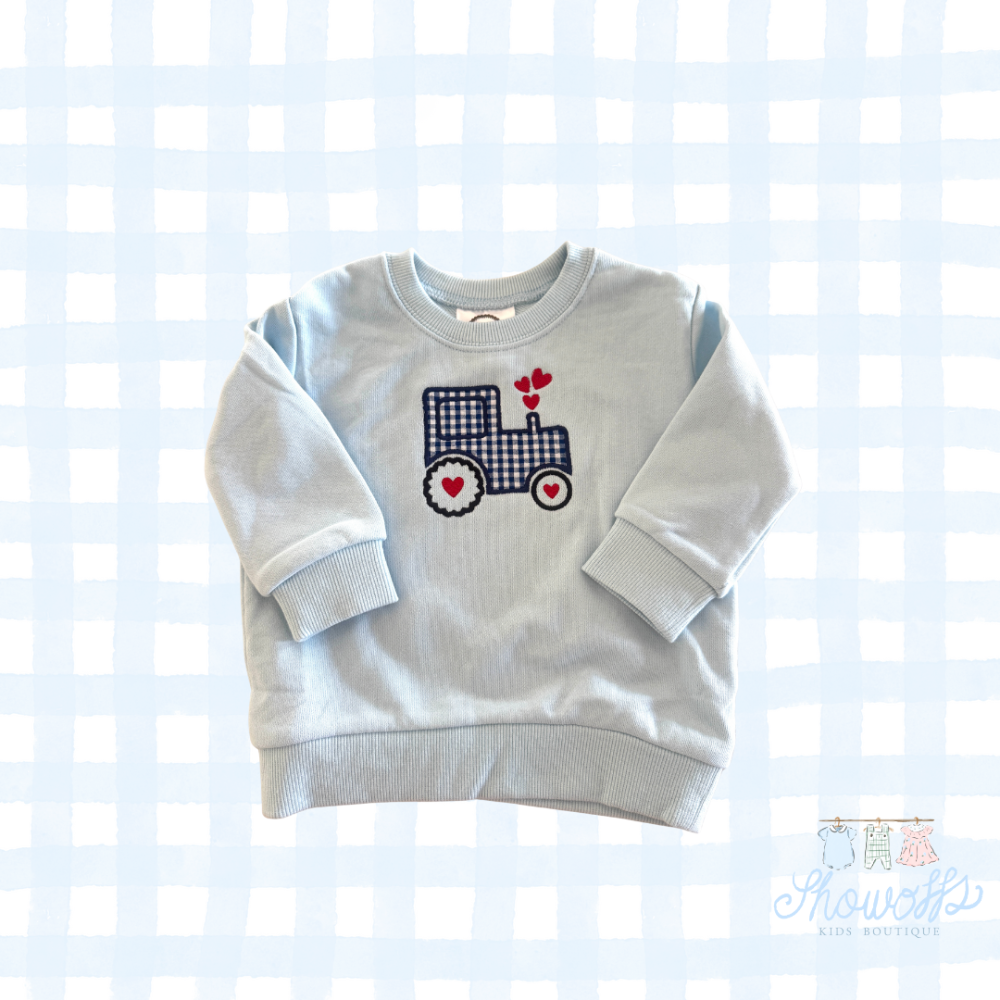 Valentine Tractor Sweatshirt