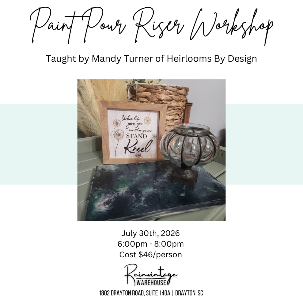 Paint Pour Riser Workshop