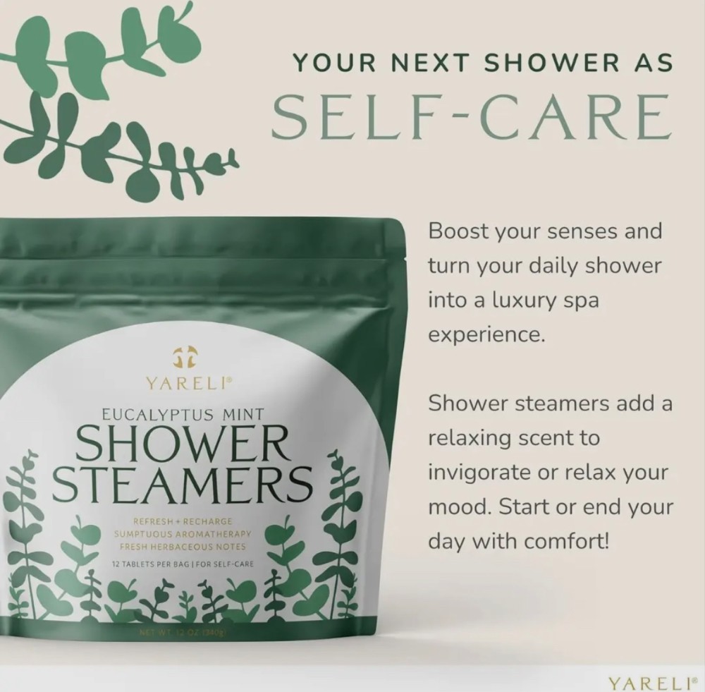Eucalyptus Mint Shower Steamers, 12 Pack